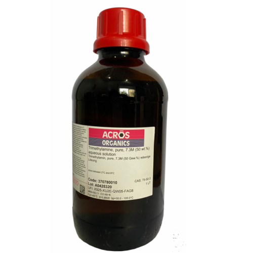 Trimethylamine, pure, 7.3M 50 wt.% aqueous solution