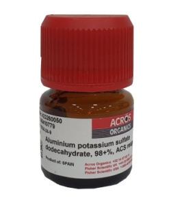 Aluminum potassium sulfate dodecahydrate, 98+%, ACS reagent