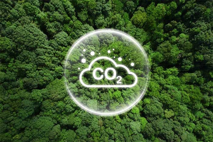 Hệ thống chuyển đổi carbon dioxit giúp bầu không khí trở nên trong lành hơn.