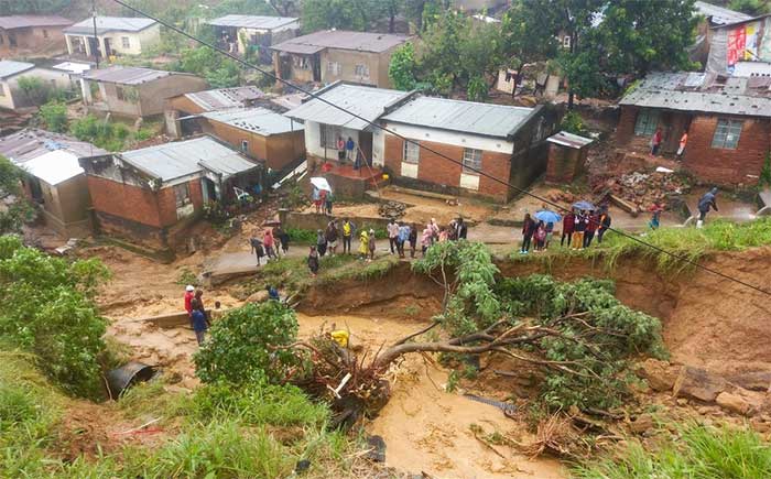 Khu vực bị bão Freddy tàn phá tại Blantyre, Malawi ngày 14/3/2023.