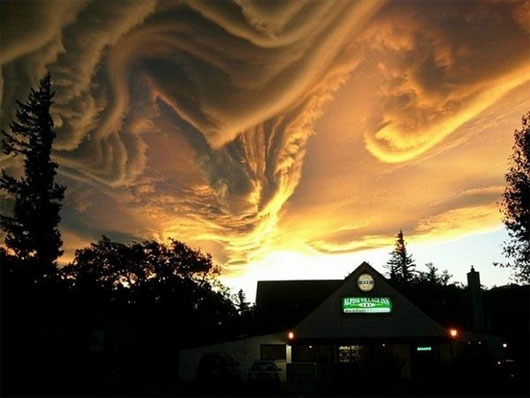 Mây gợn sóng Undulatus Asperatus