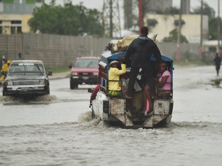 Cơn bão đã gây ra nhiều thiệt hại cho Haiti.