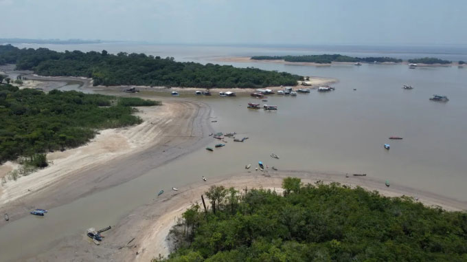 Sông Rio Negro tại Brazil, chụp tháng 9/2023.