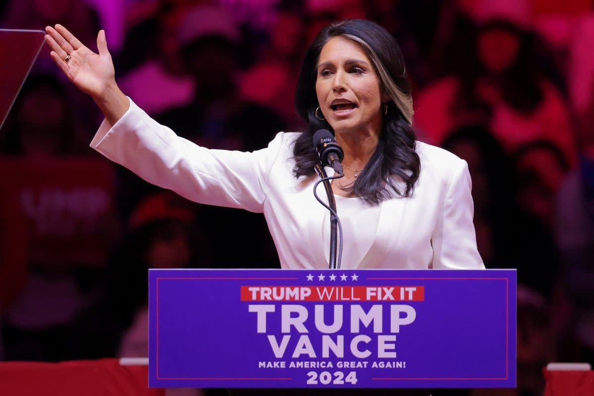 Tổng thống đắc cử Mỹ Donald Trump đã thông báo sẽ bổ nhiệm bàTulsi Gabbard làm Giám đốc CIA. Ảnh: Fox News