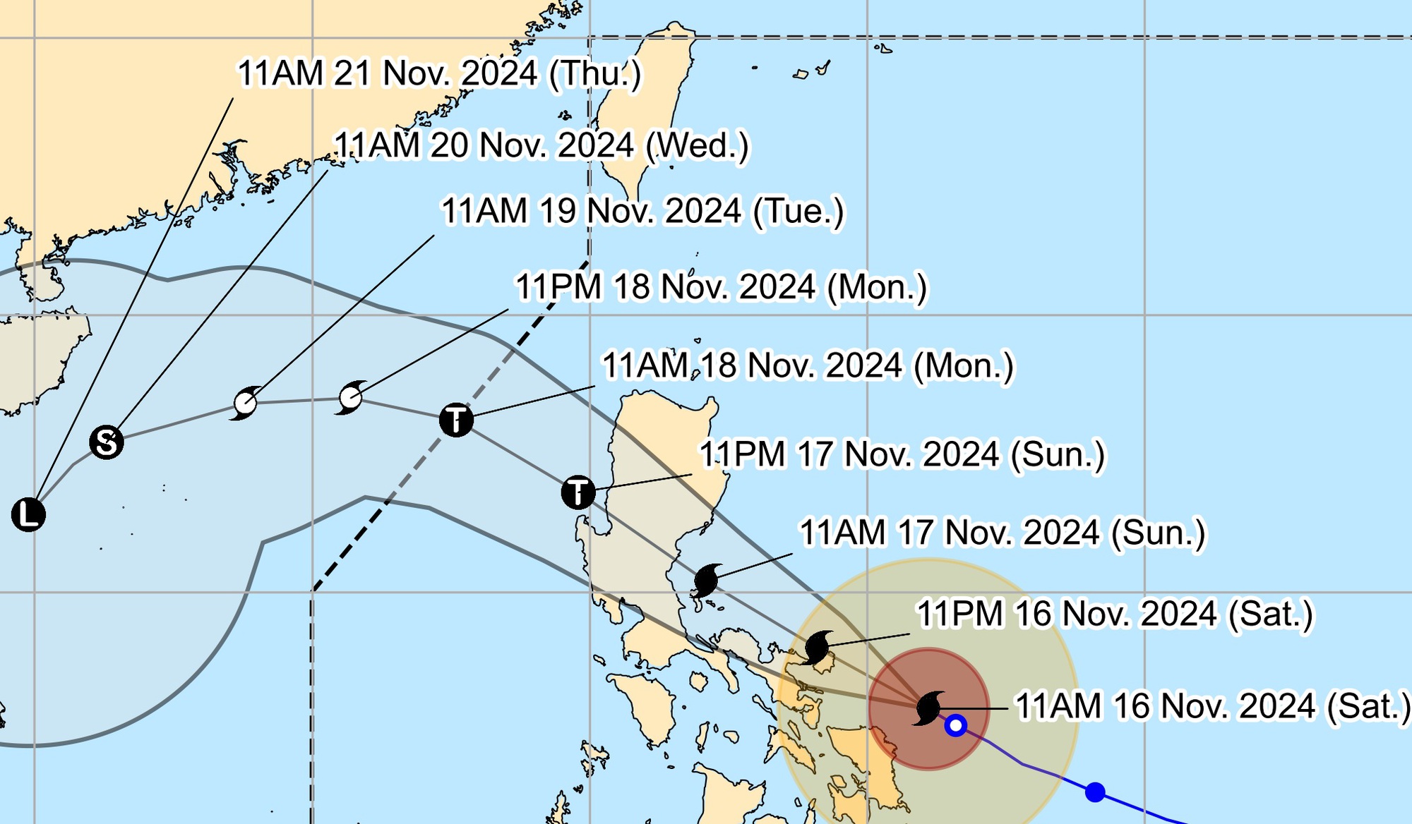 Siêu bão Man-yi tiếp tục mạnh thêm, Philippines đối mặt